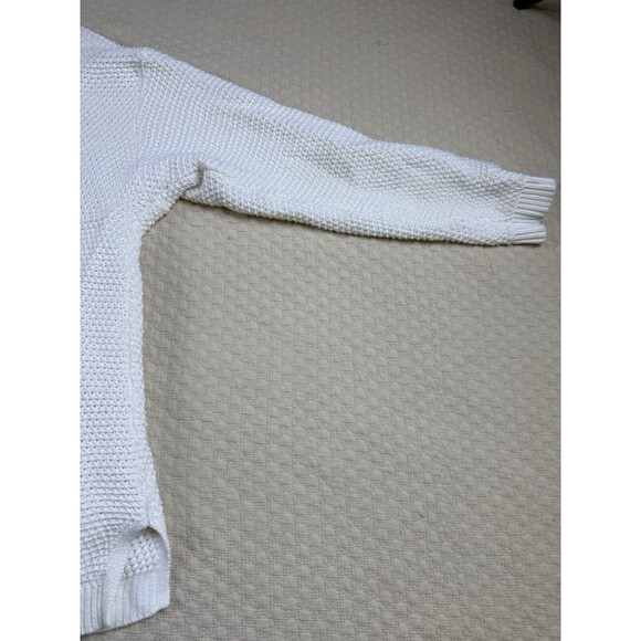 Marine Layer Womens Large White Open Knit Long Sleeves Catalina Cardigan Sweater - Picture 13 of 16